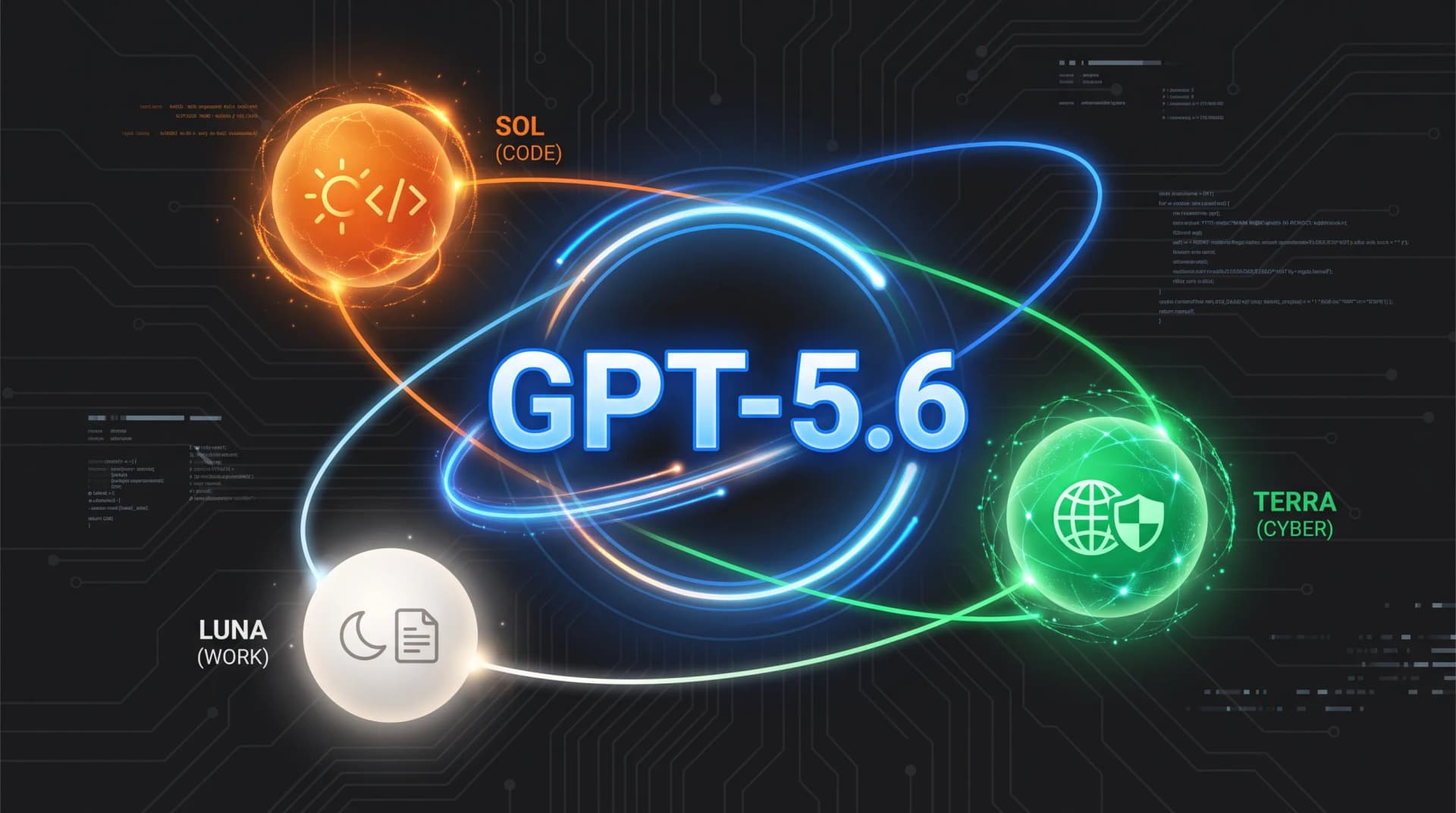 GPT-5.6 Vient d'être lancé : Sol, Terra et Luna expliqués